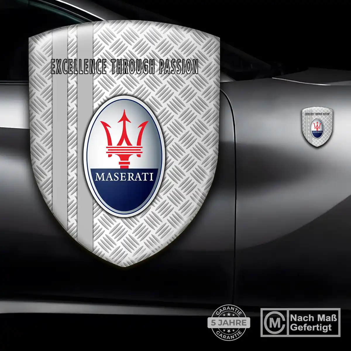 Maserati Wappen Emblem Hohe Qualität