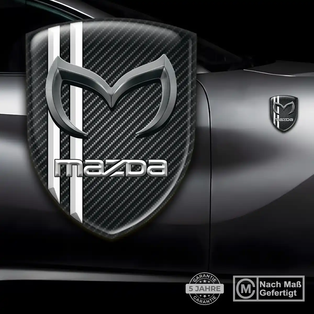Mazda 3D Gel Aufkleber Auto Stilvolles Design