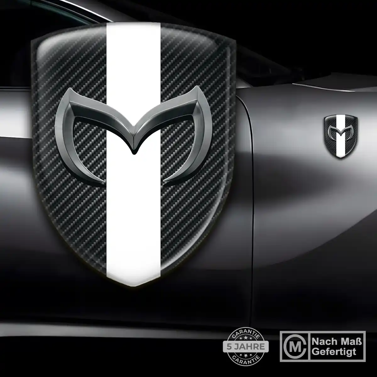 Mazda 3D Gel Aufkleber Emblem Hohe Qualität