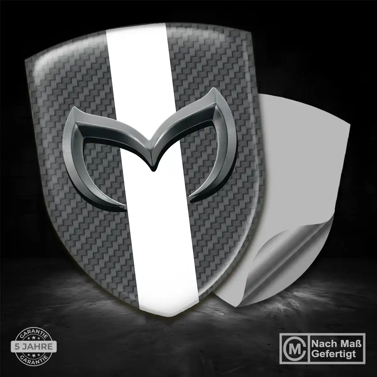 Mazda 3D Gel Aufkleber Embleme Auto Stilvolles Design