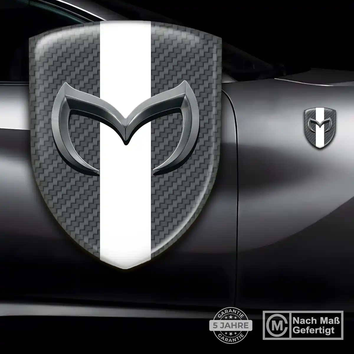 Mazda 3D Gel Aufkleber Embleme Auto Stilvolles Design