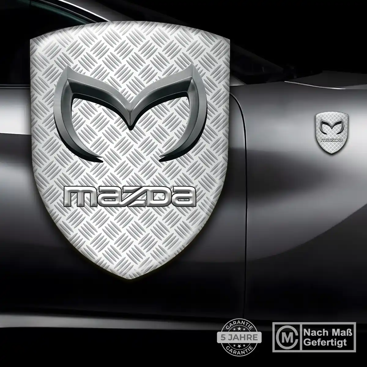 Mazda 3D Gel Aufkleber Silikon Hohe Qualität