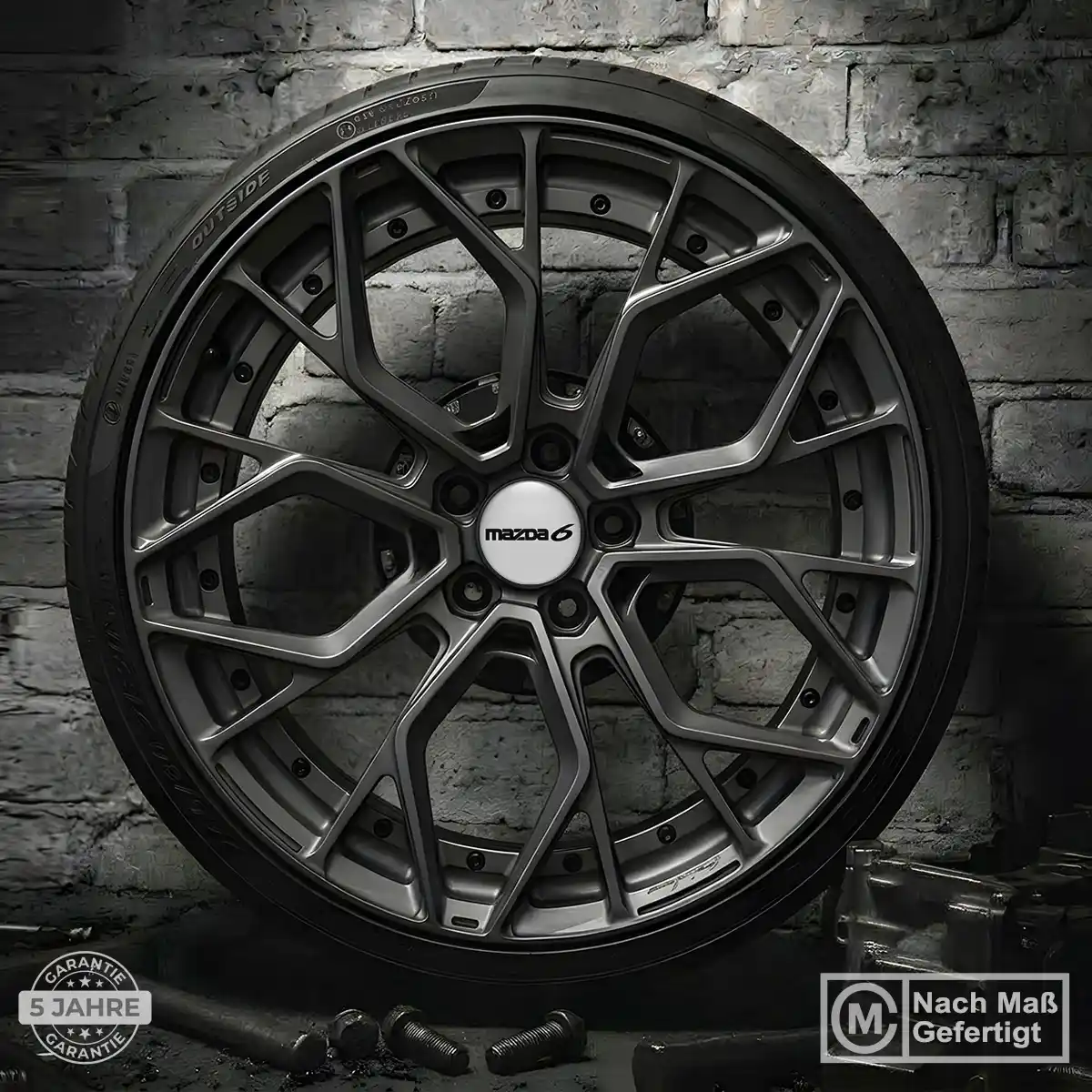Mazda 6 Aufkleber Nabendeckel Stilvolles Design