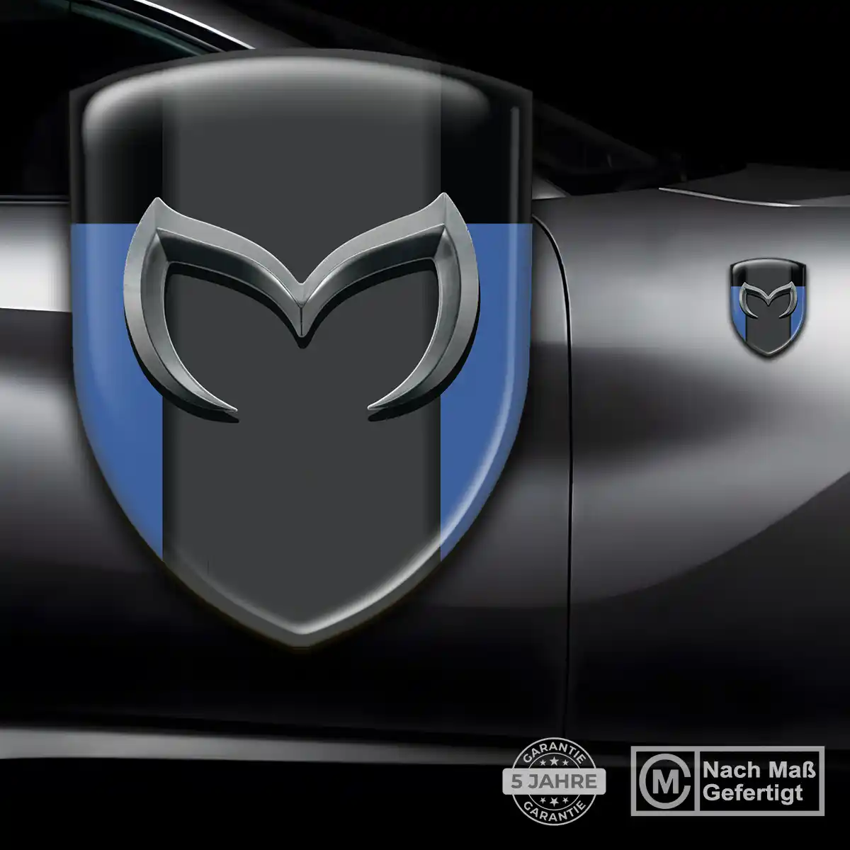 Mazda Aufkleber 3D Gel Emblem Auto Stilvolles Design