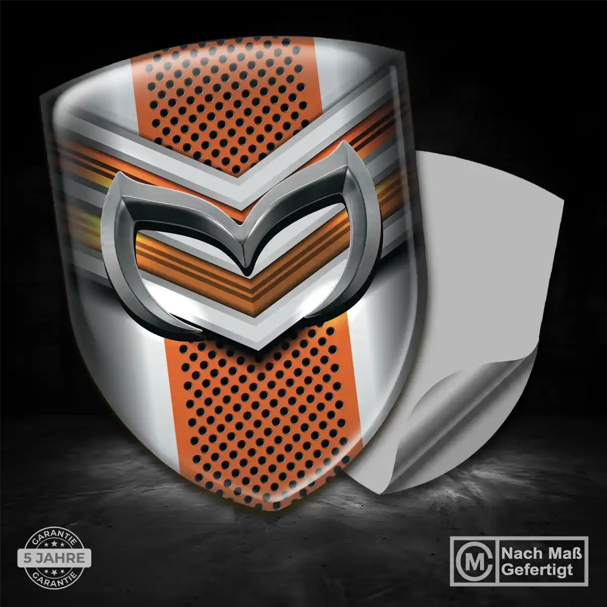 Mazda Aufkleber 3D Gel Embleme Auto Stilvolles Design