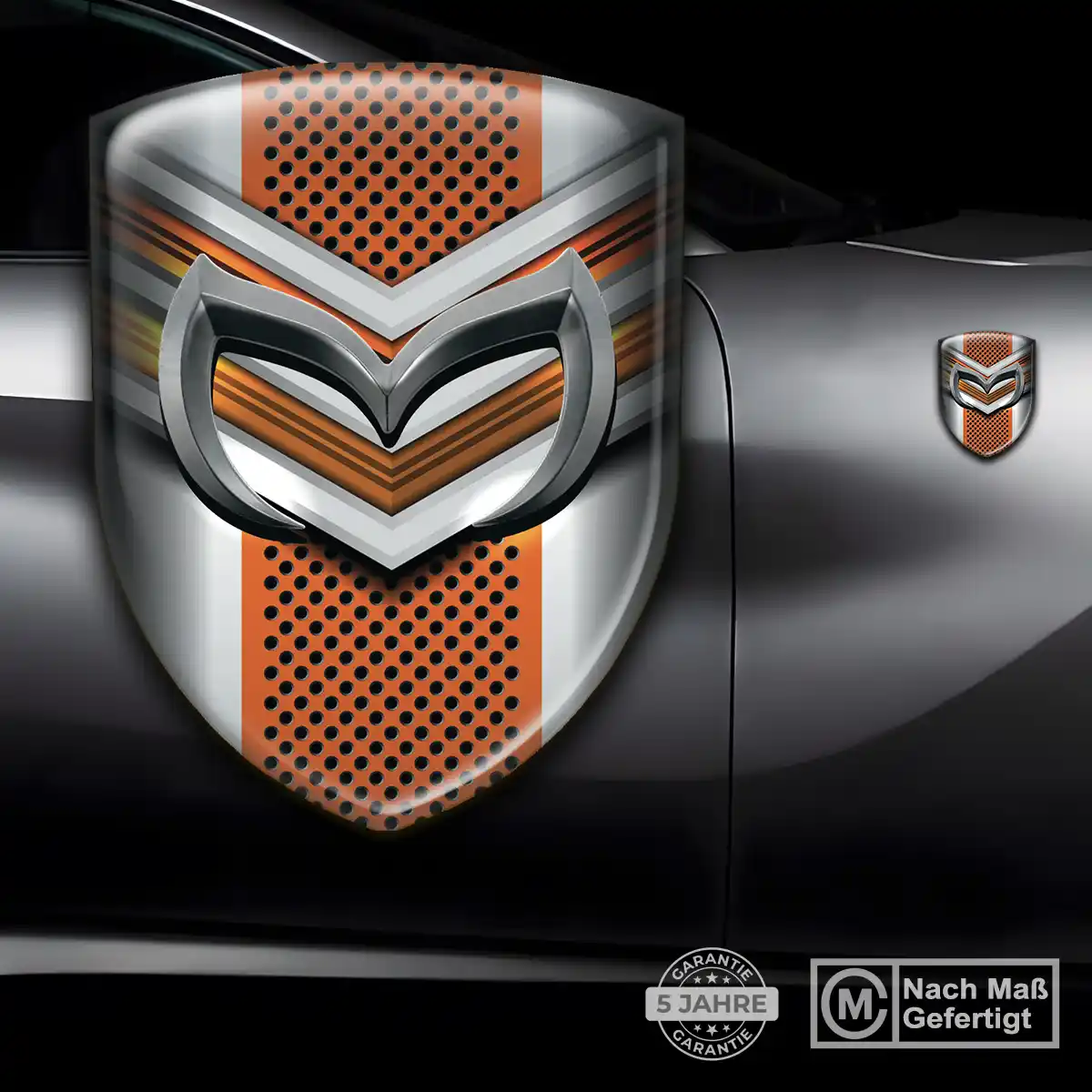 Mazda Aufkleber 3D Gel Embleme Auto Stilvolles Design