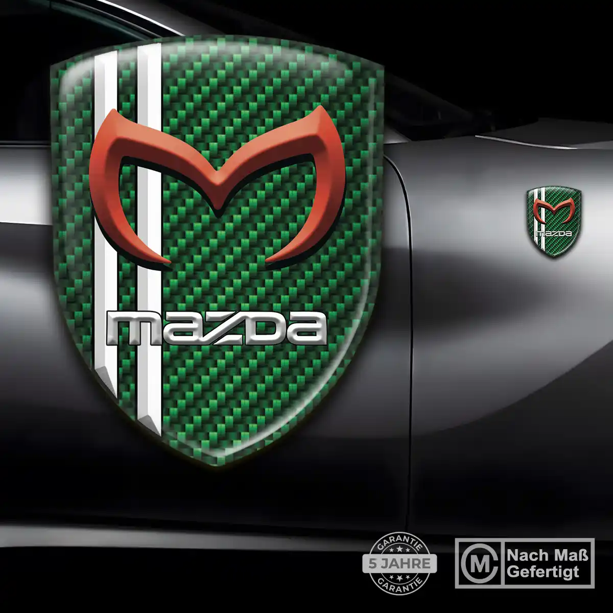 Mazda Aufkleber 3D Gel Embleme Hohe Qualität