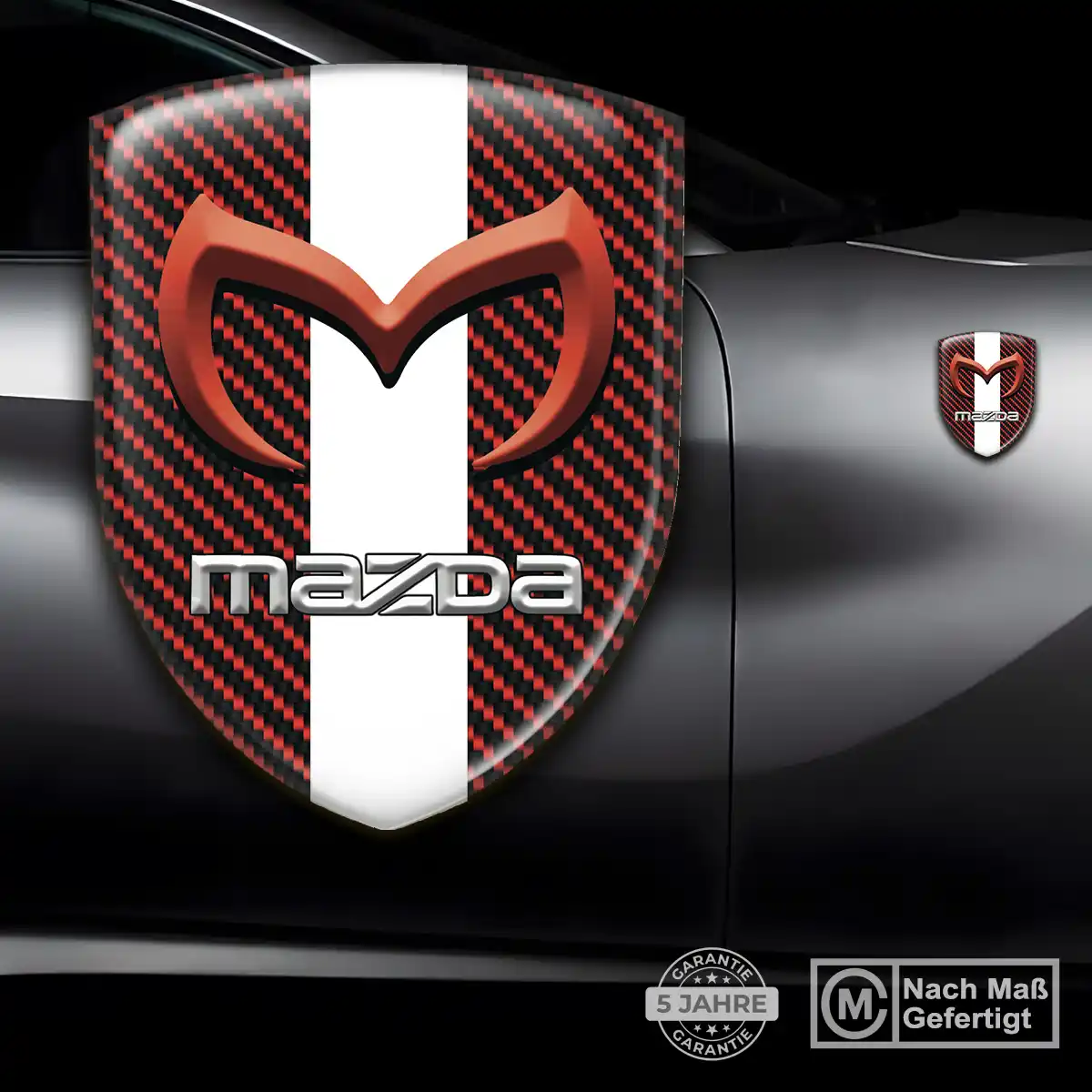 Mazda Aufkleber 3D Gel Silikon Hohe Qualität