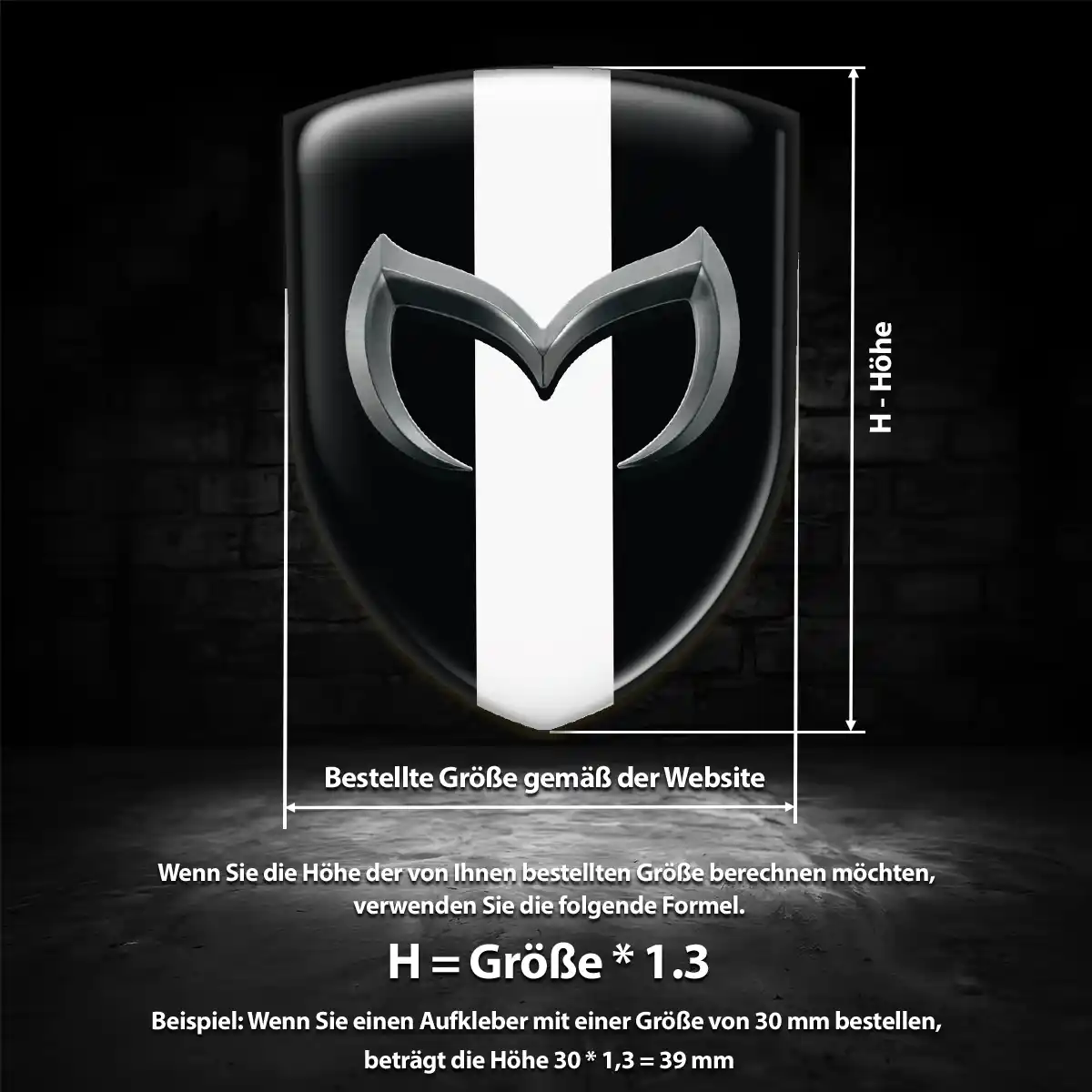 Mazda Aufkleber 3D Gel Silikon Stilvolles Design