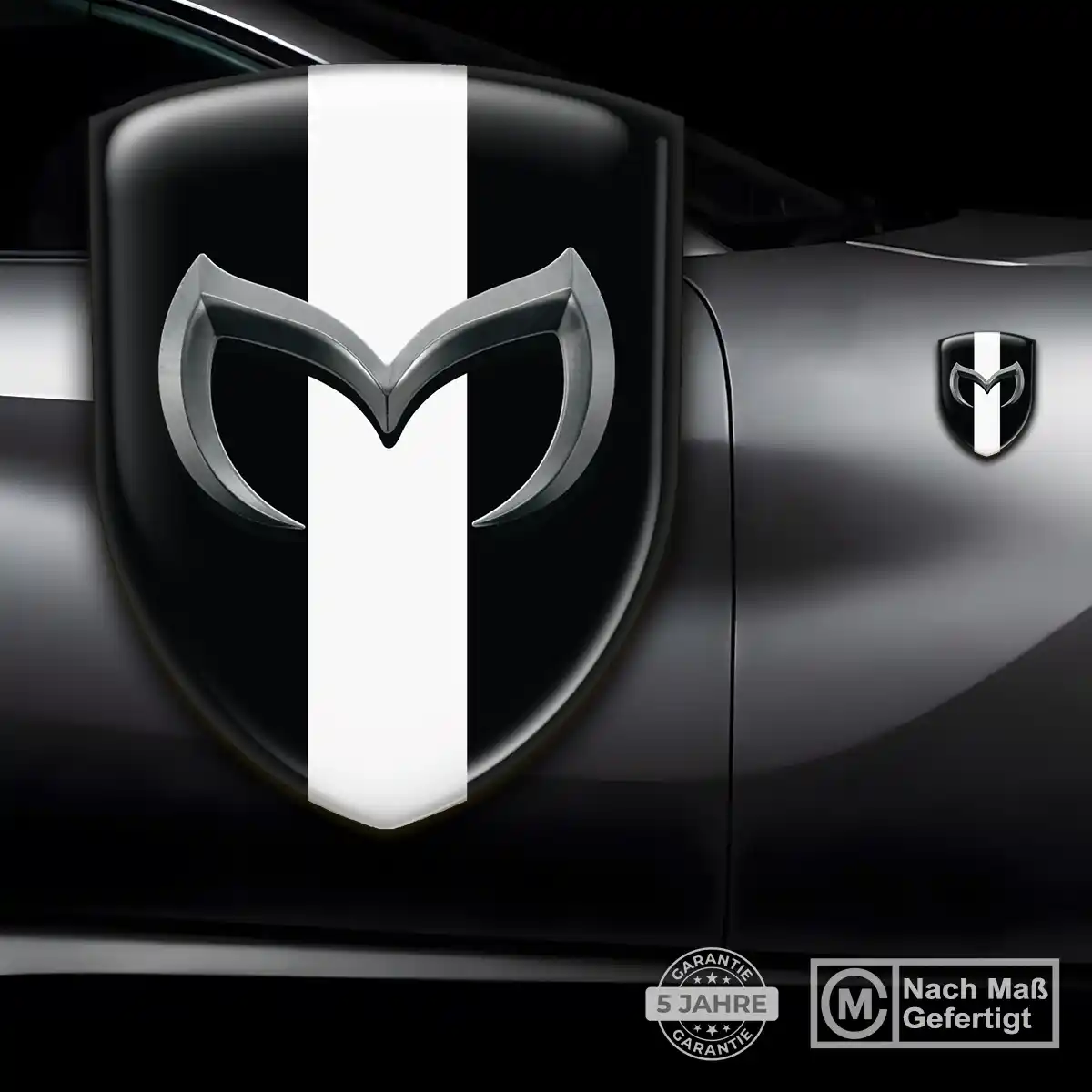 Mazda Aufkleber 3D Gel Silikon Stilvolles Design