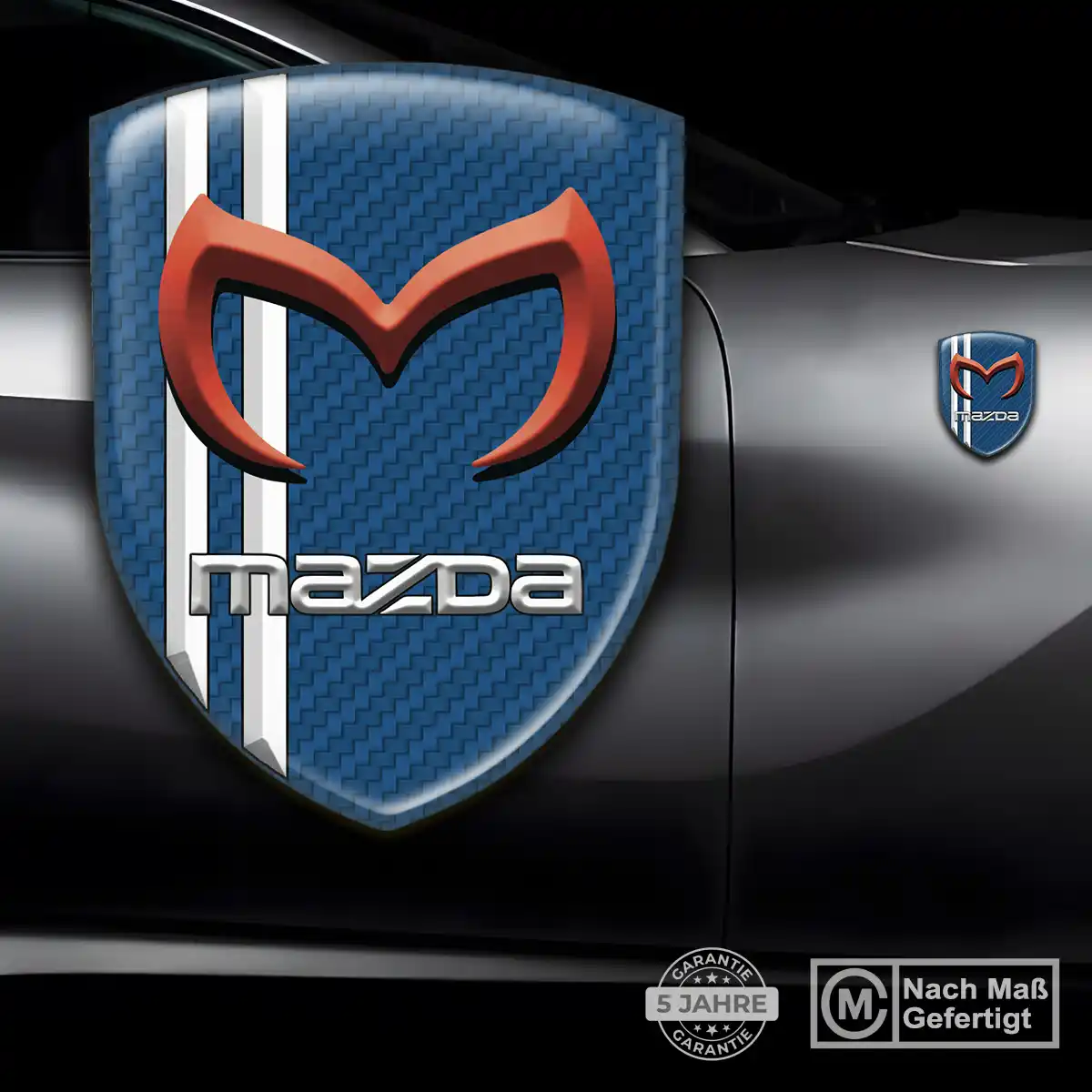 Mazda Aufkleber 3D Gel Wappen Hohe Qualität