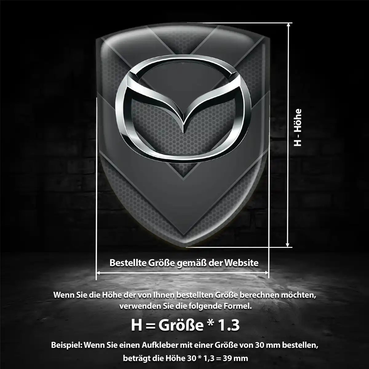 Mazda Aufkleber Auto Hohe Qualität