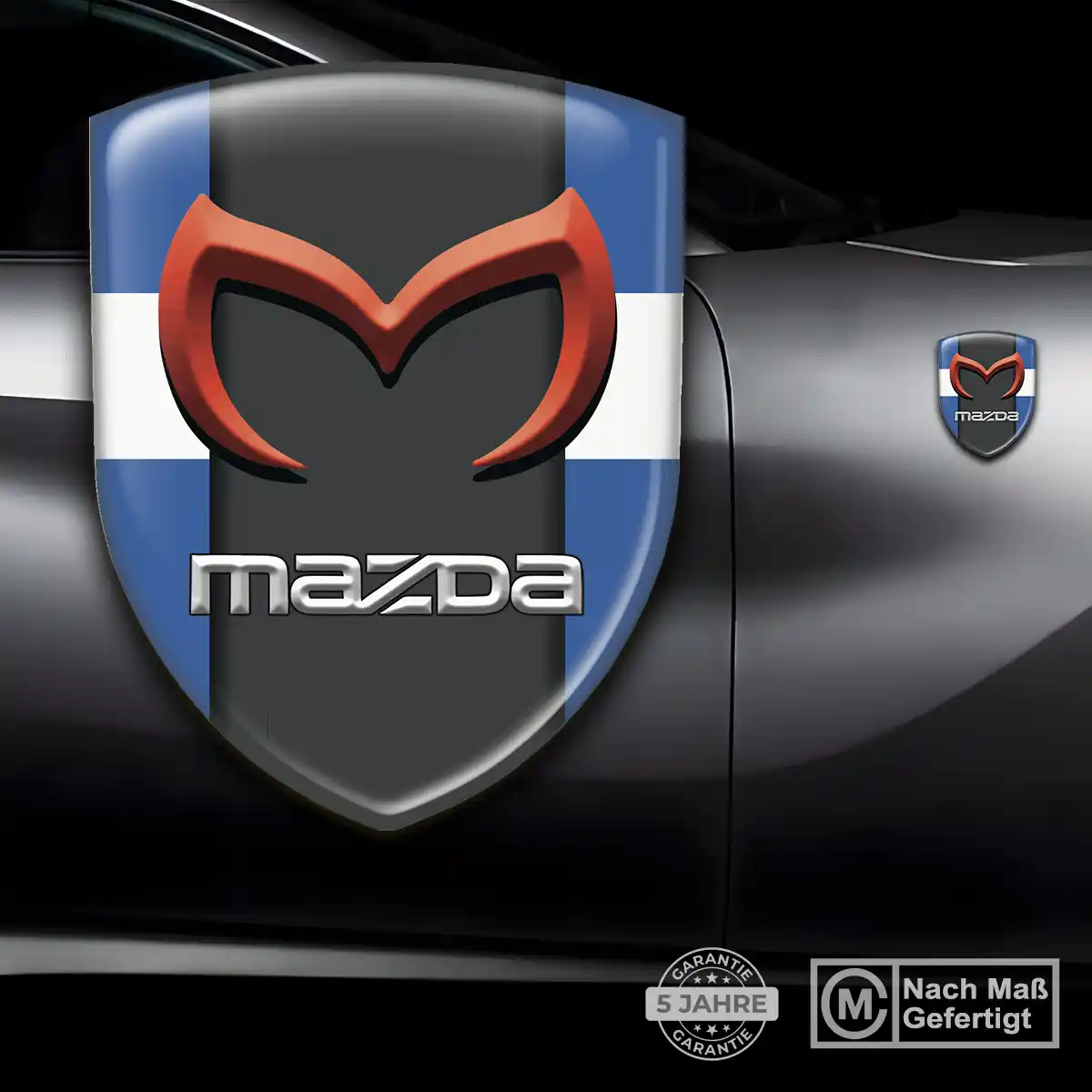 Mazda Aufkleber Emblem Stilvolles Design