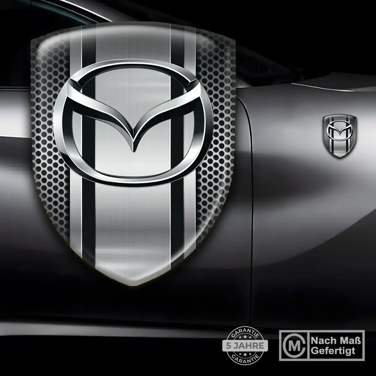 Mazda Aufkleber Emblem Wappen Auto Stilvolles Design