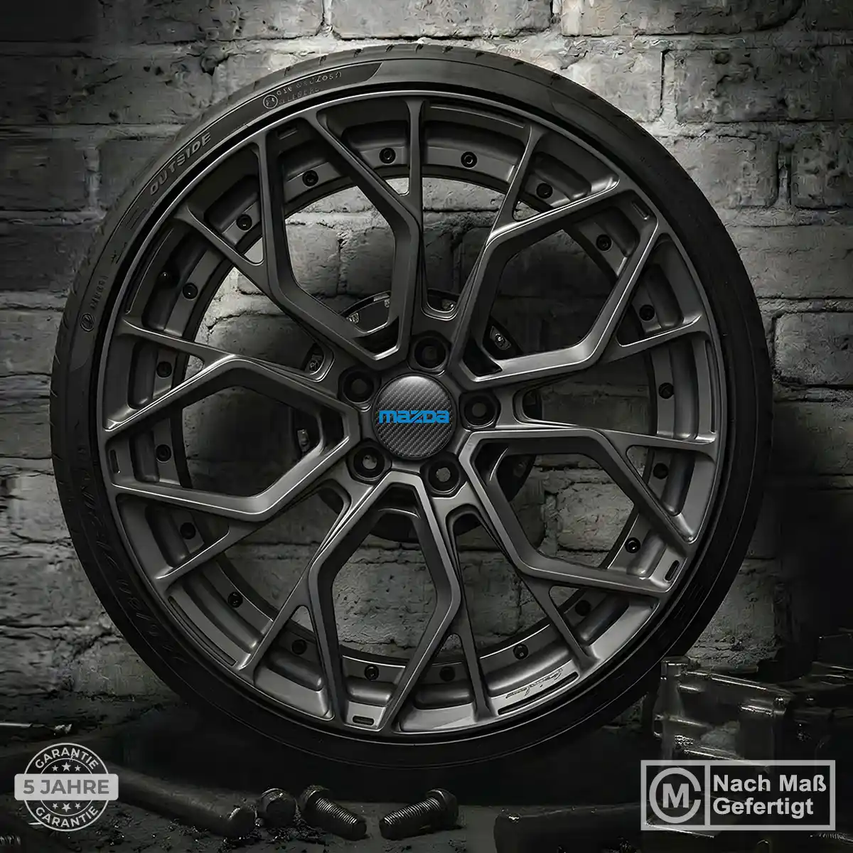 Mazda Aufkleber Felgenemblem Silikon Hohe Qualität