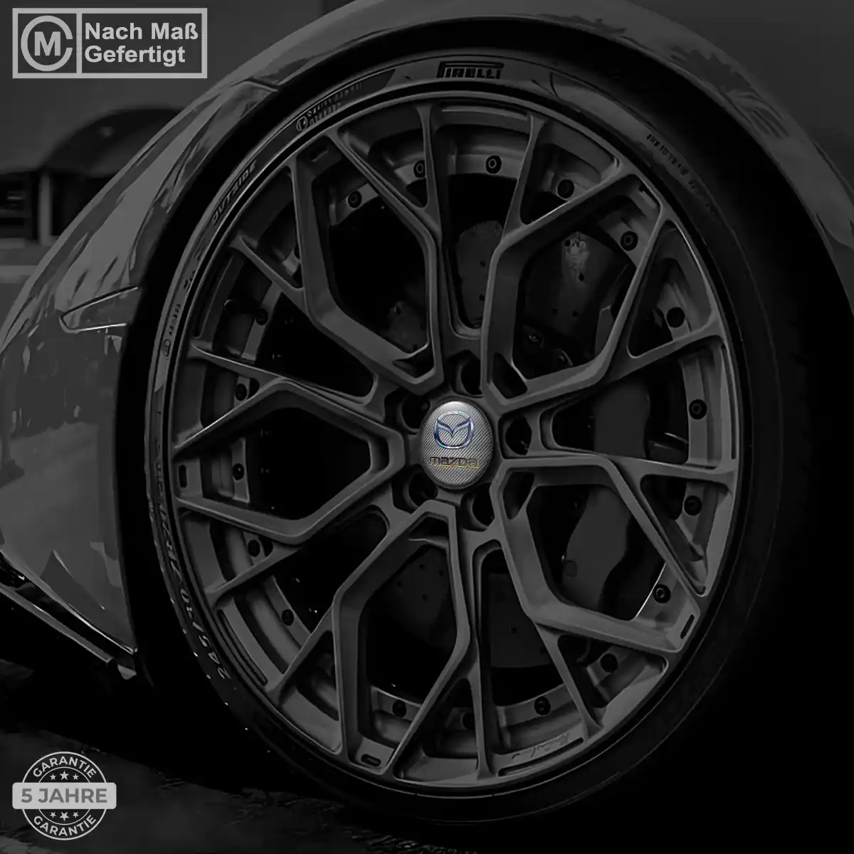 Mazda Aufkleber Nabendeckel Luxus-Edition