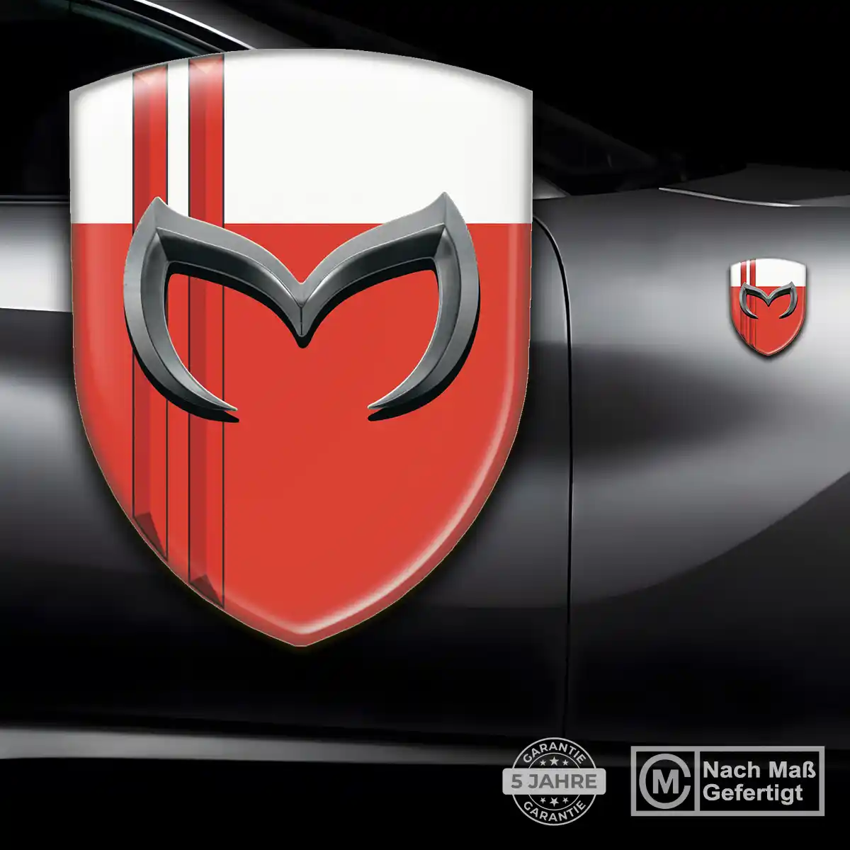Mazda Aufkleber Wappen Auto Stilvolles Design