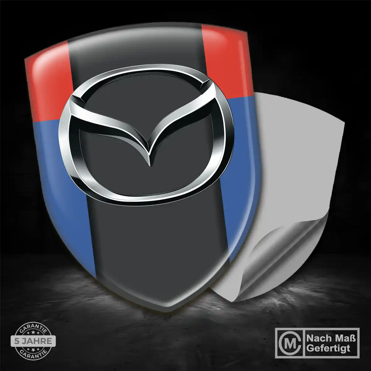Mazda Aufkleber Wappen Emblem Hohe Qualität