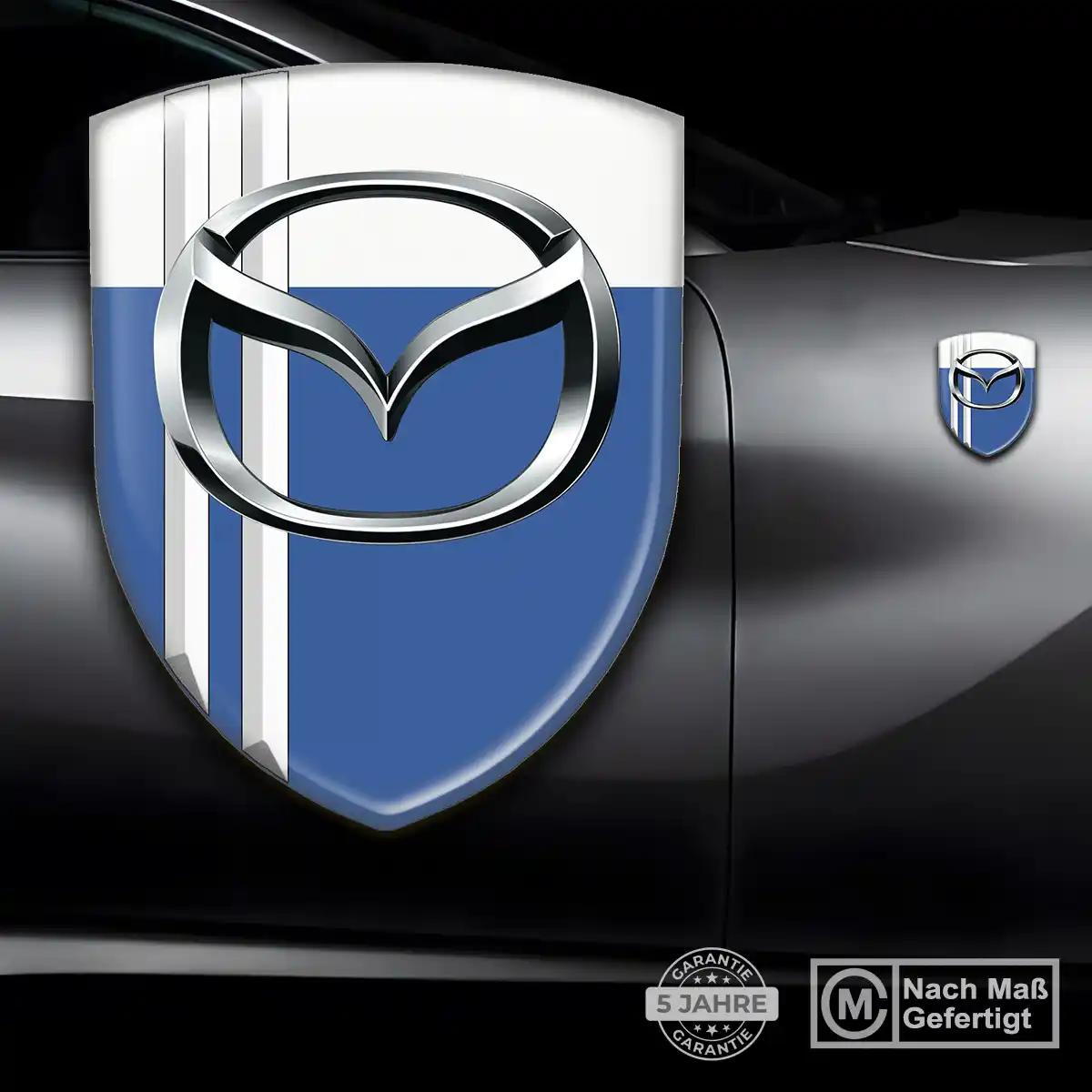 Mazda Aufkleber Wappen Stilvolles Design