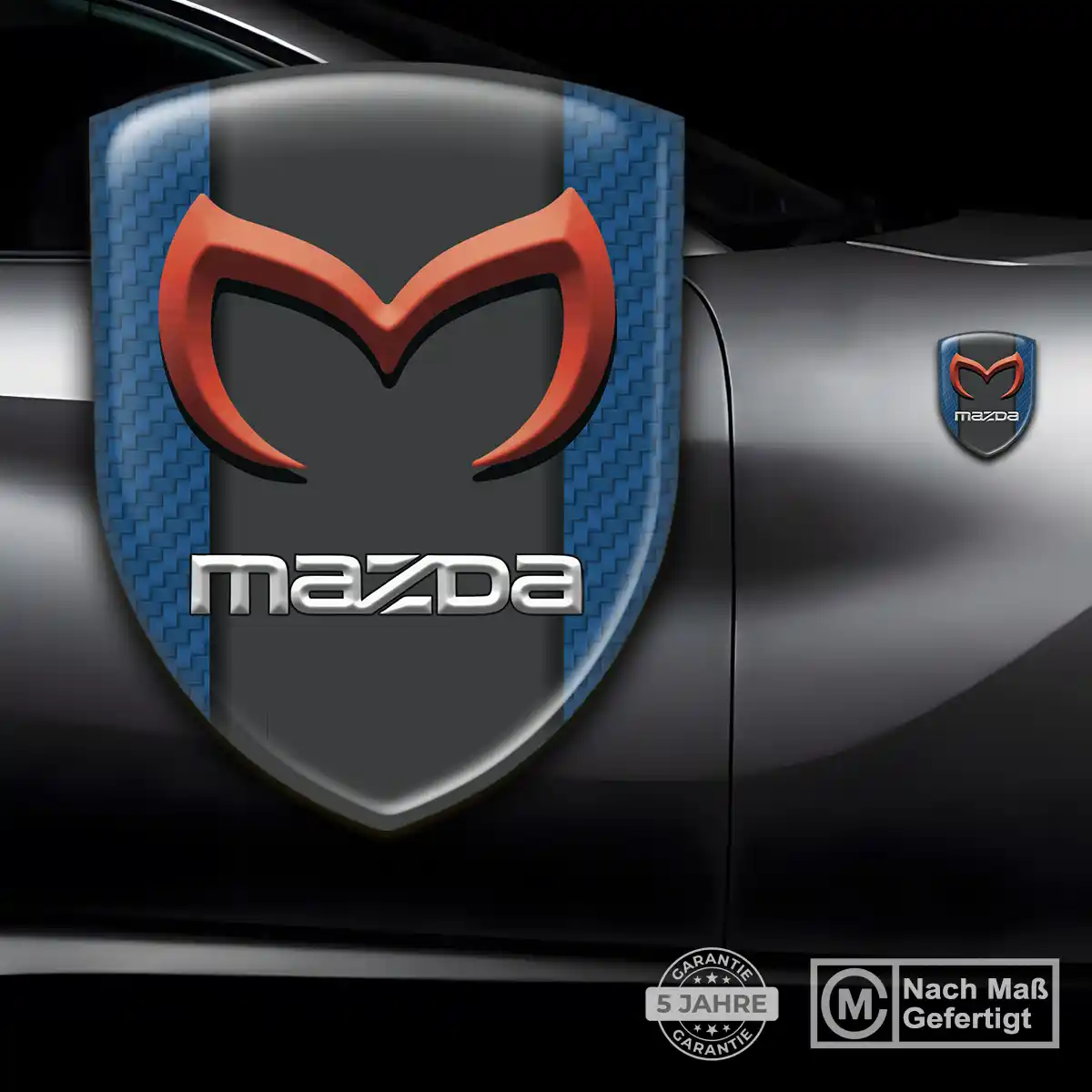 Mazda Emblem Aufkleber Auto Stilvolles Design