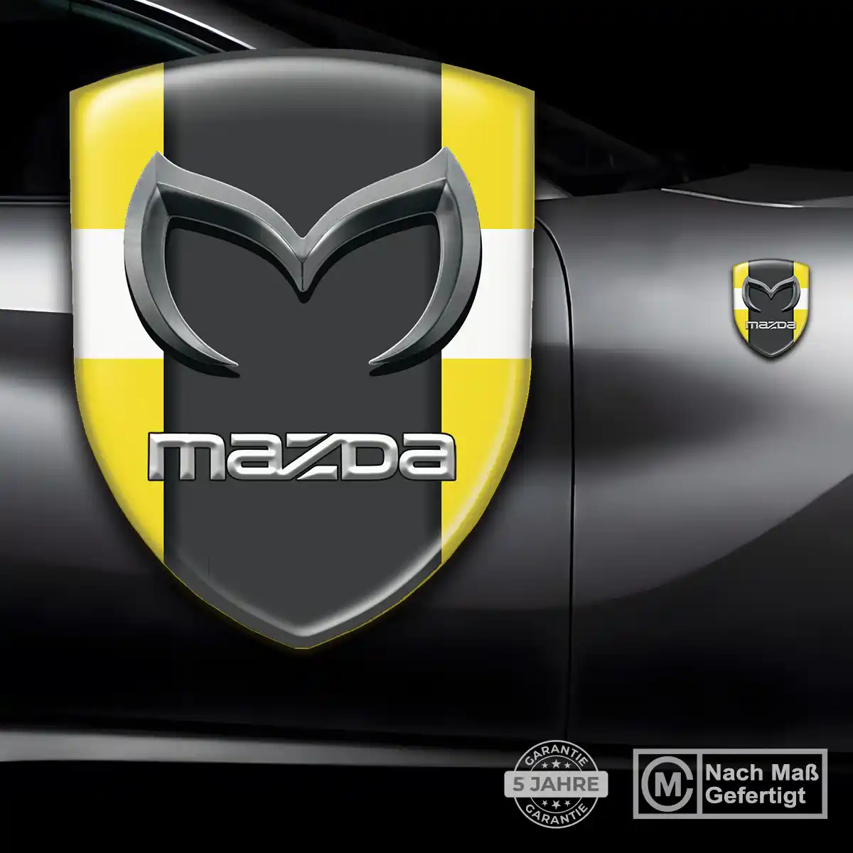 Mazda Emblem Aufkleber Wappen Auto Stilvolles Design