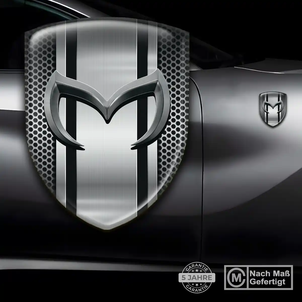 Mazda Emblem Aufkleber Wappen Stilvolles Design
