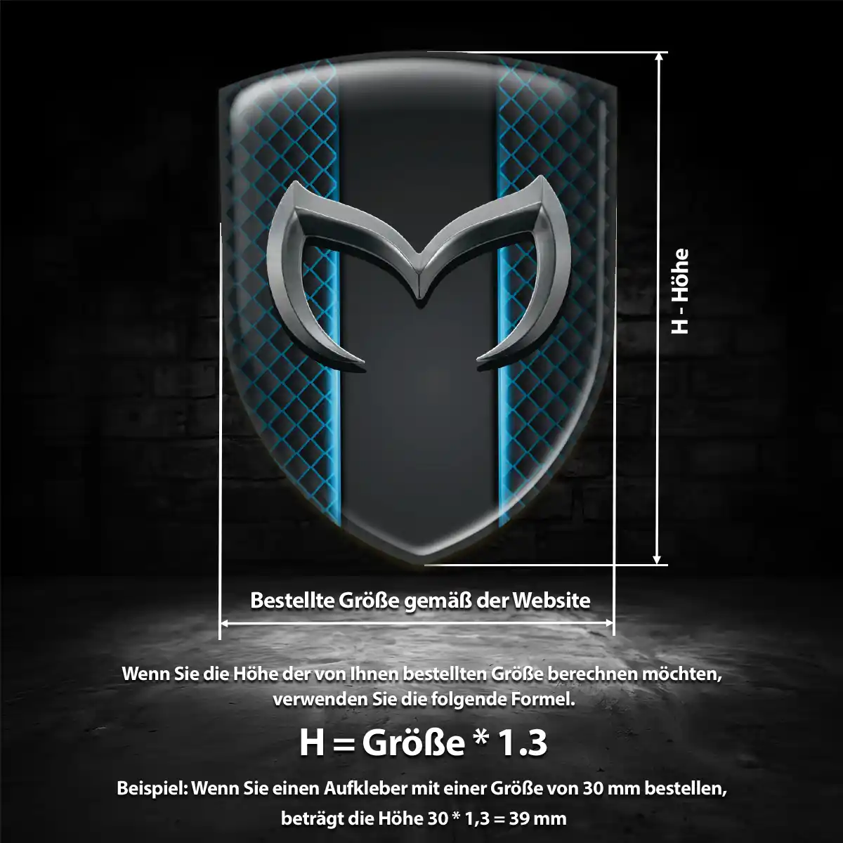 Mazda Emblem Stilvolles Design