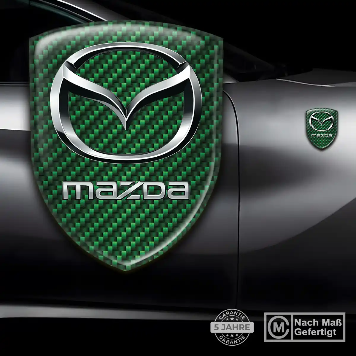 Mazda Emblem Wappen Aufkleber Auto Stilvolles Design
