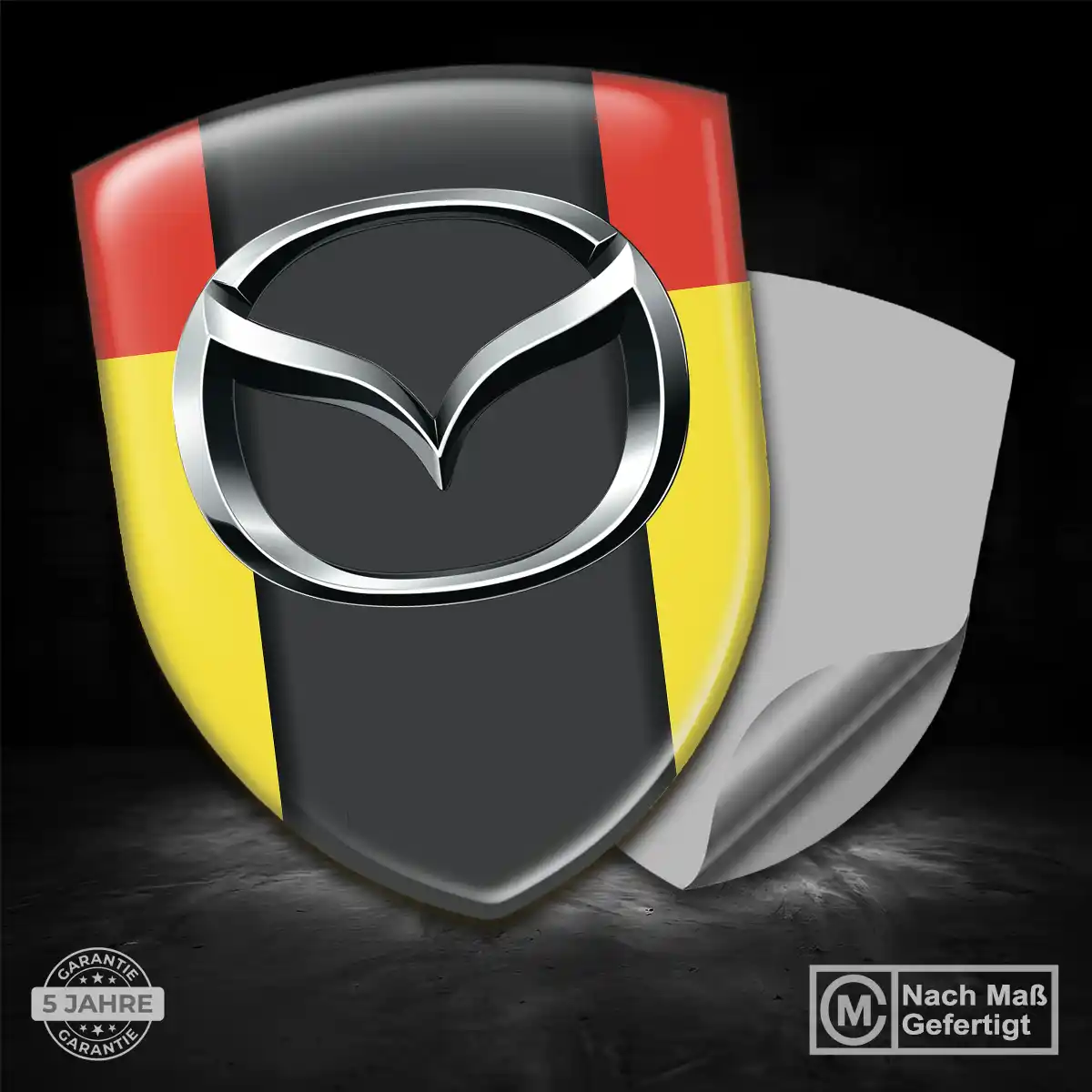 Mazda Emblem Wappen Aufkleber Hohe Qualität