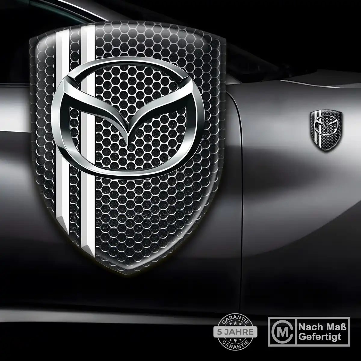 Mazda Emblem Wappen Aufkleber Stilvolles Design