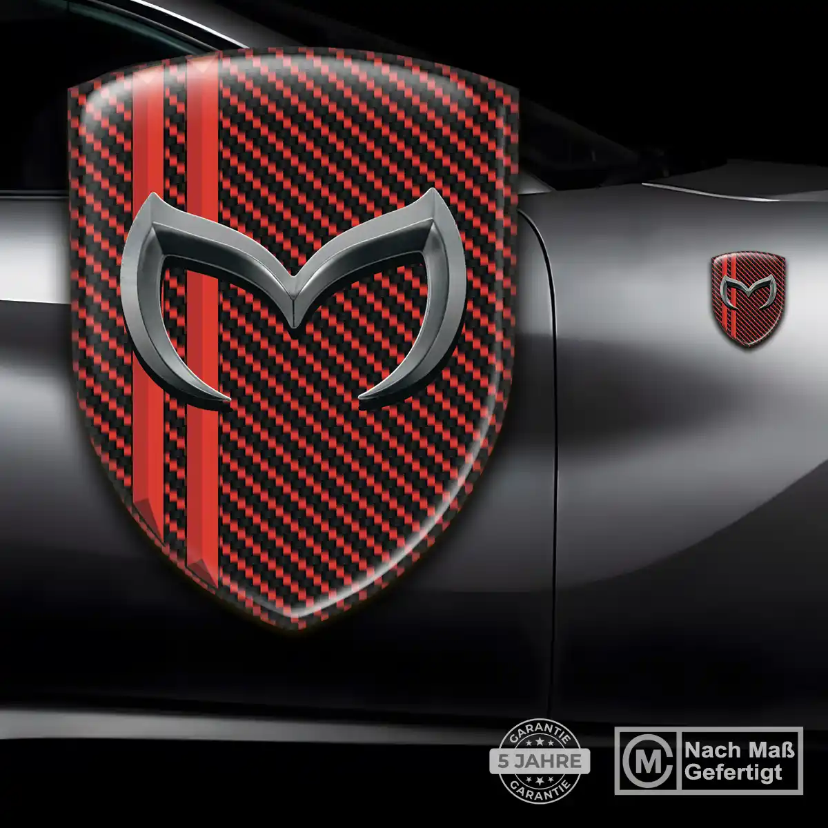 Mazda Emblem Wappen Stilvolles Design