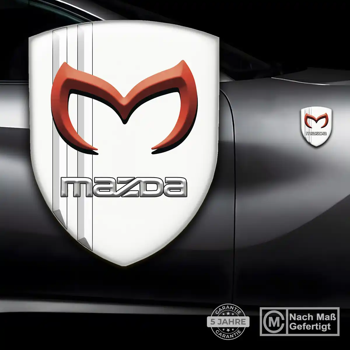 Mazda Embleme Silikon Aufkleber Auto Stilvolles Design