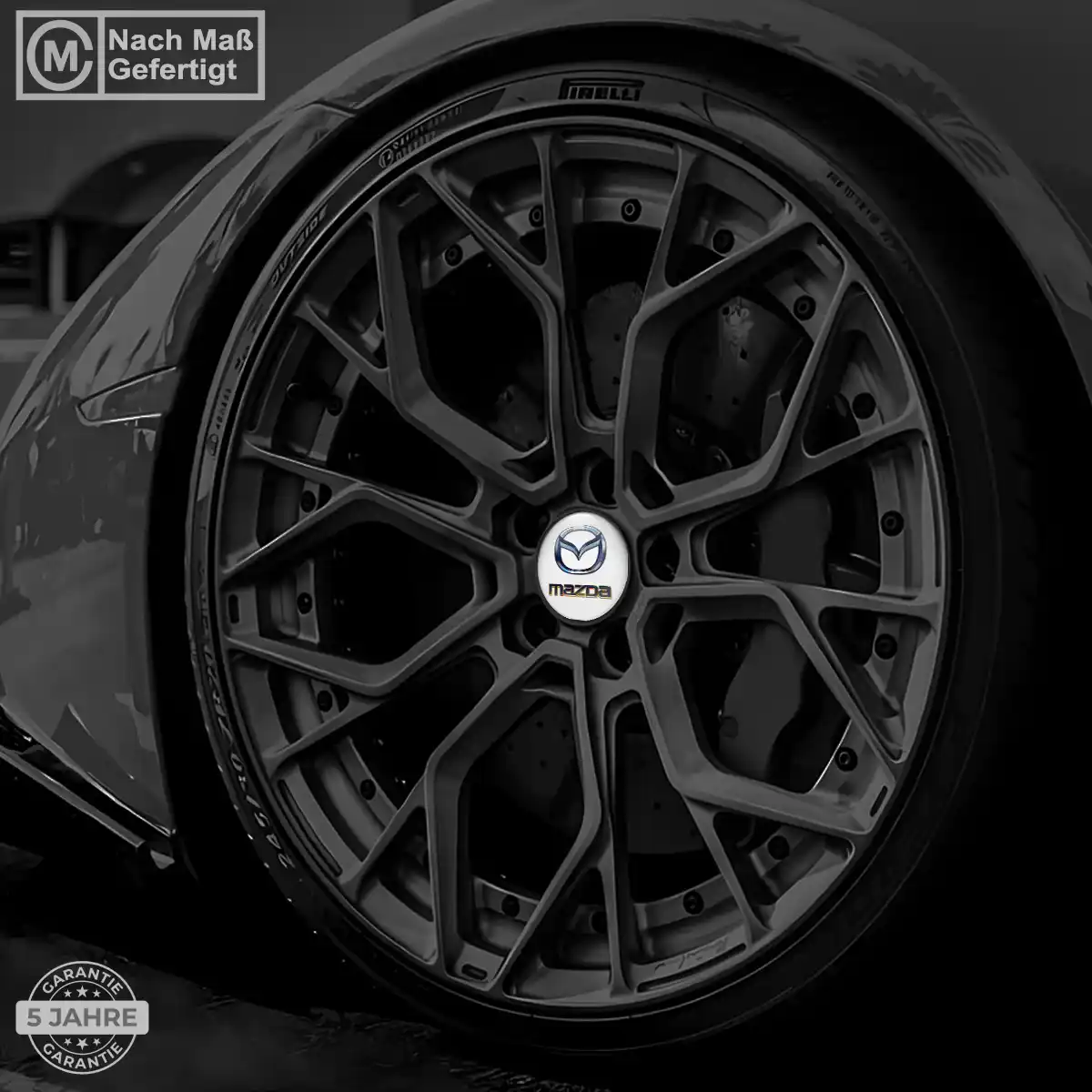 Mazda Embleme Silikon Aufkleber Luxus-Edition