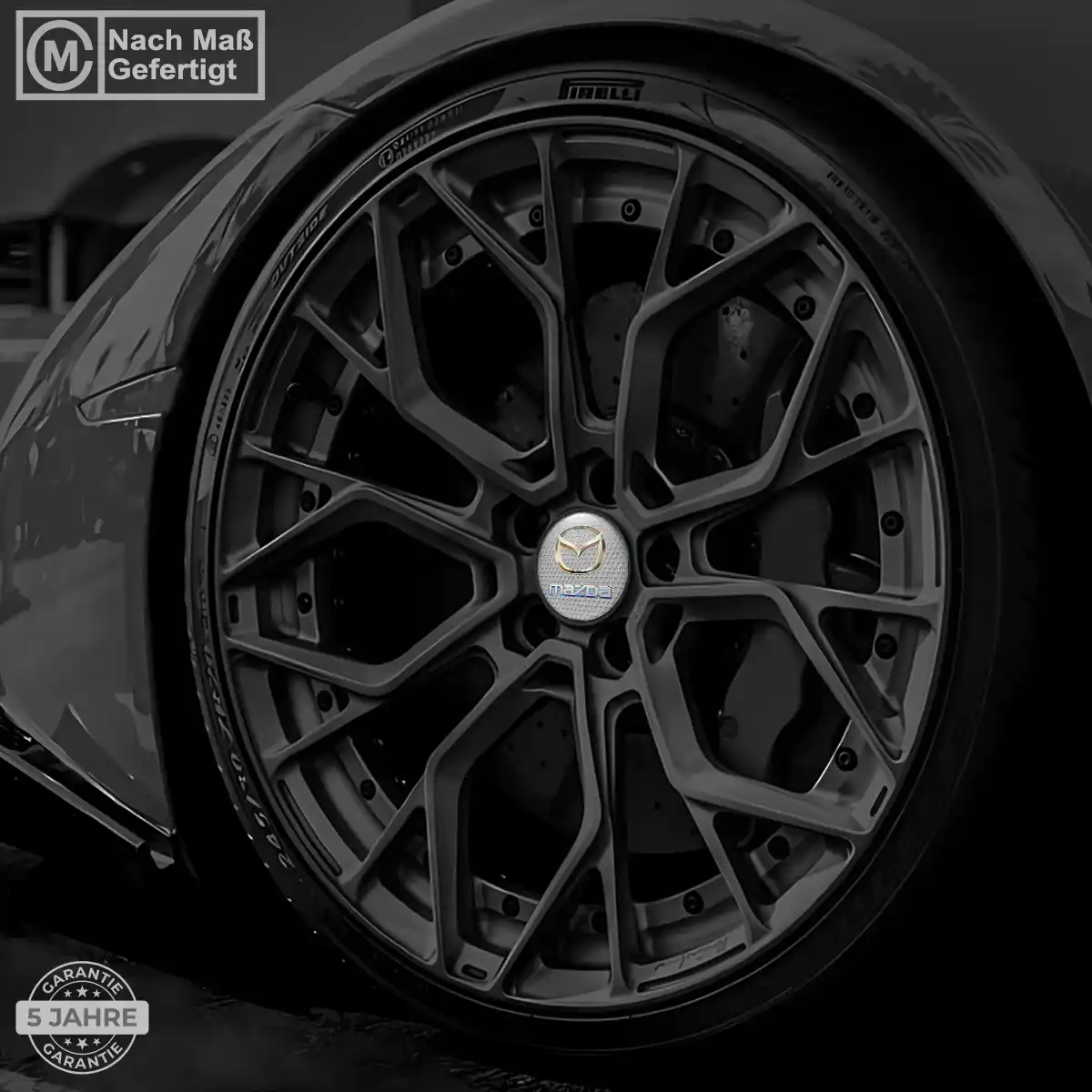 Mazda Radmitte Aufkleber Nabendeckel Stilvolles Design