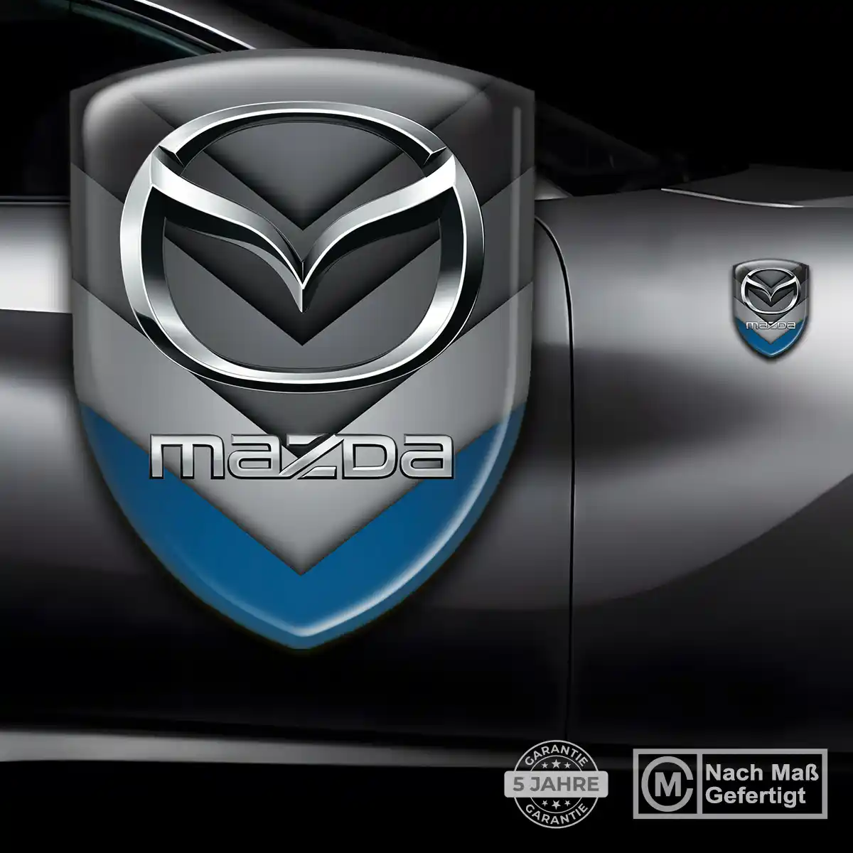 Mazda Silikon Aufkleber Embleme Auto Stilvolles Design