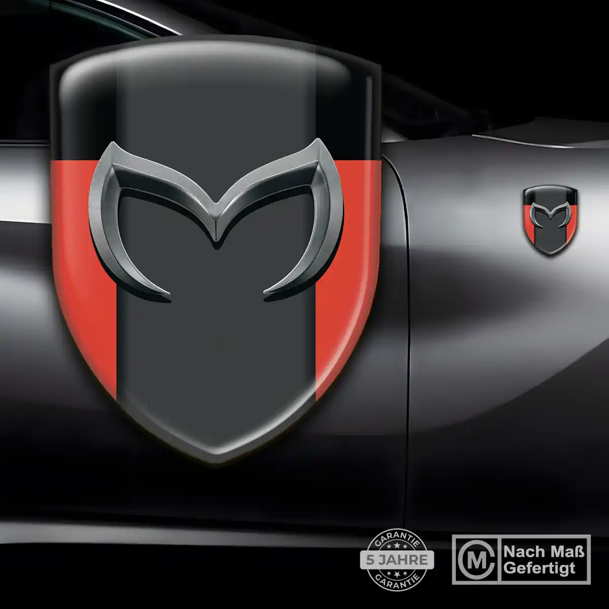 Mazda Wappen Aufkleber Auto Stilvolles Design