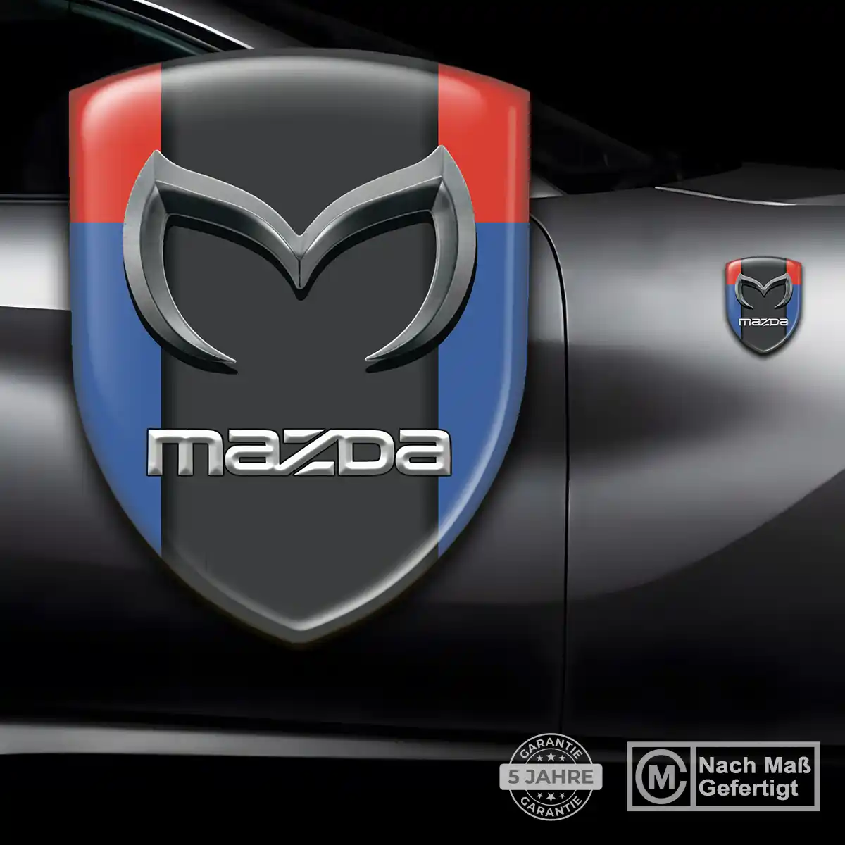 Mazda Wappen Aufkleber Emblem Auto Stilvolles Design