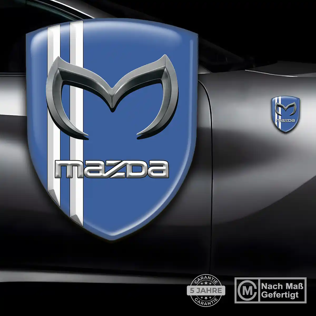 Mazda Wappen Aufkleber Emblem Hohe Qualität