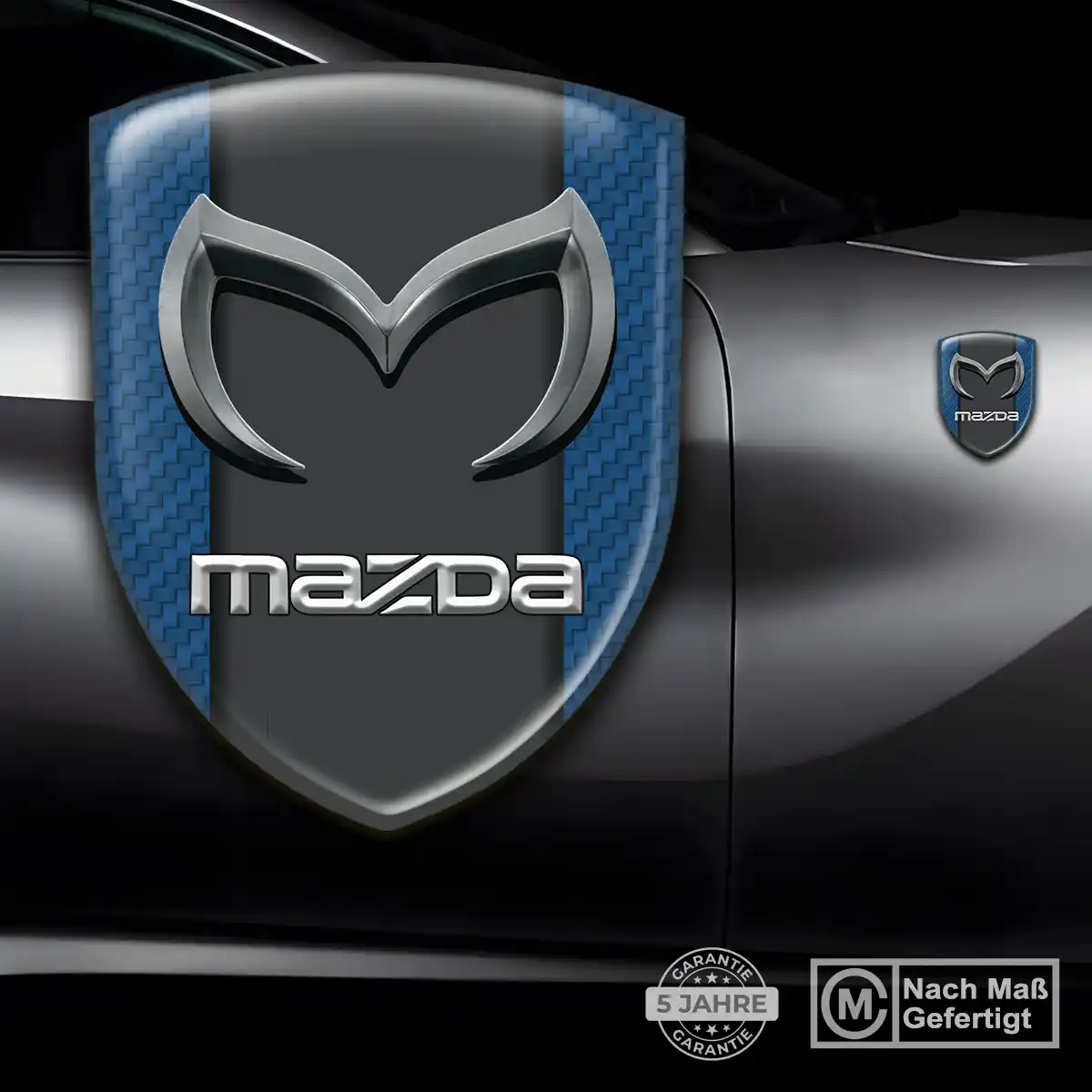 Mazda Wappen Aufkleber Stilvolles Design
