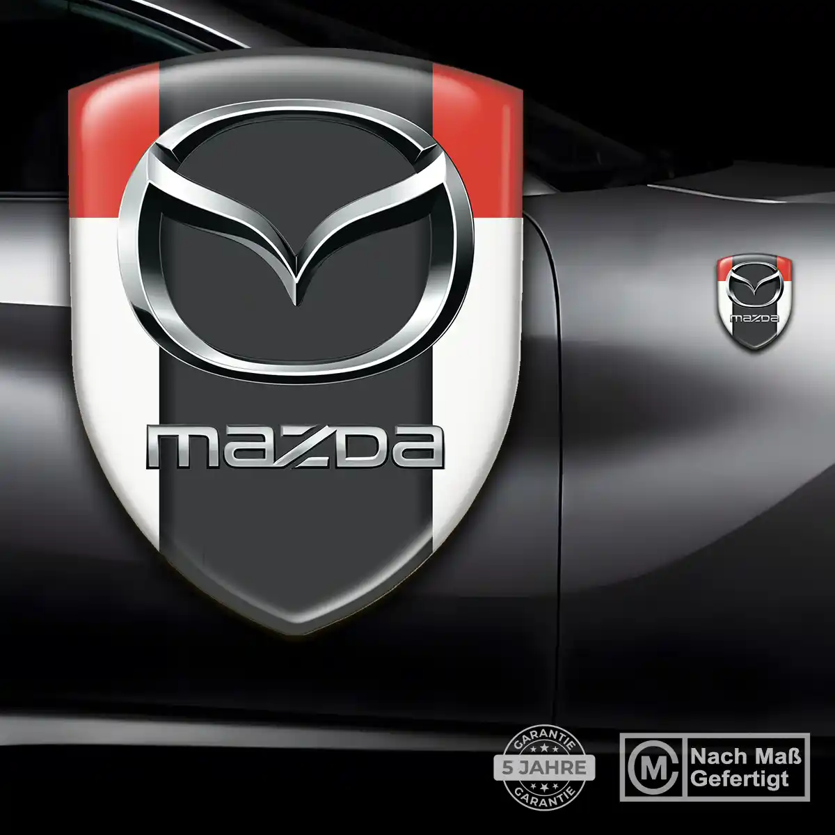 Mazda Wappen Emblem Aufkleber Auto Stilvolles Design