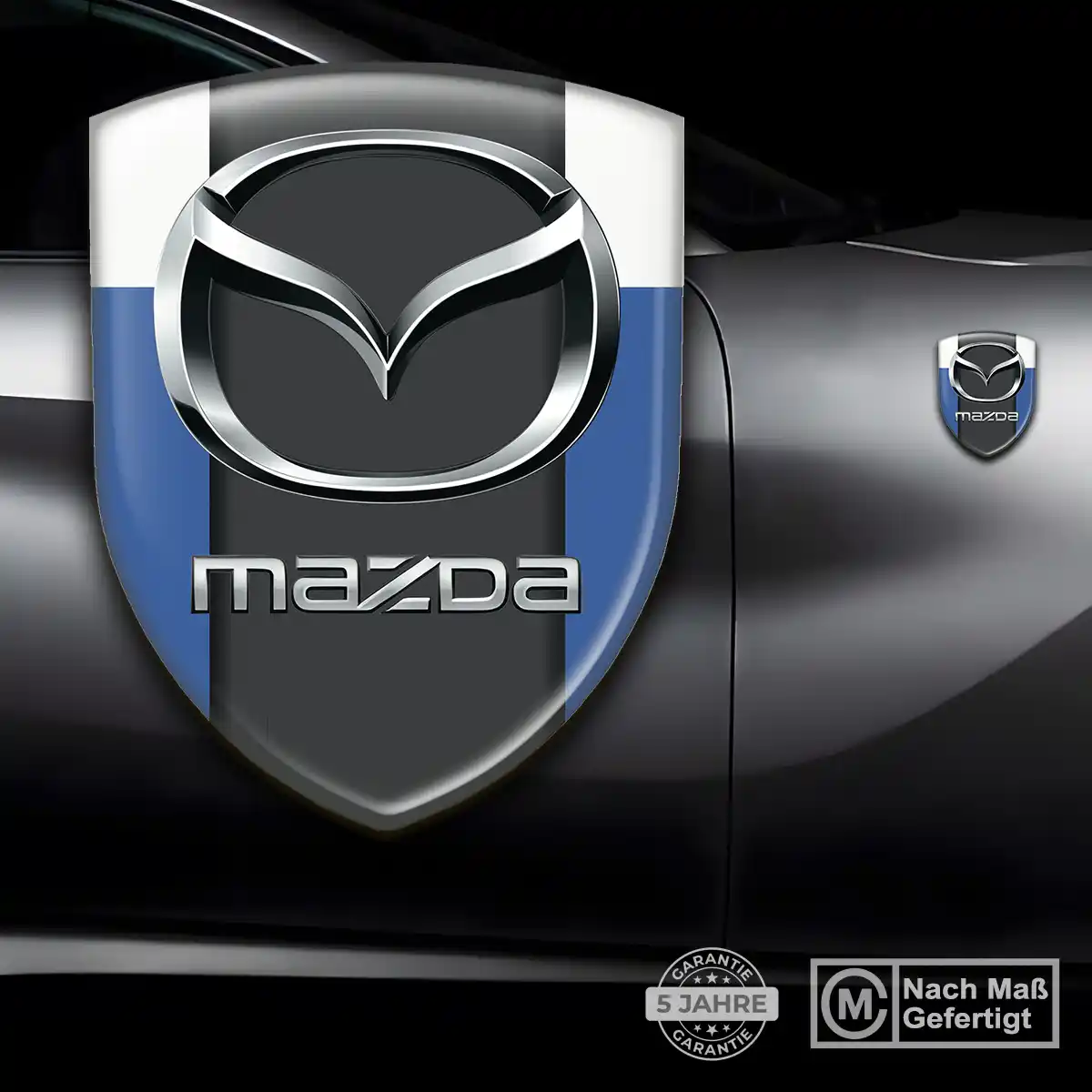 Mazda Wappen Emblem Aufkleber Stilvolles Design