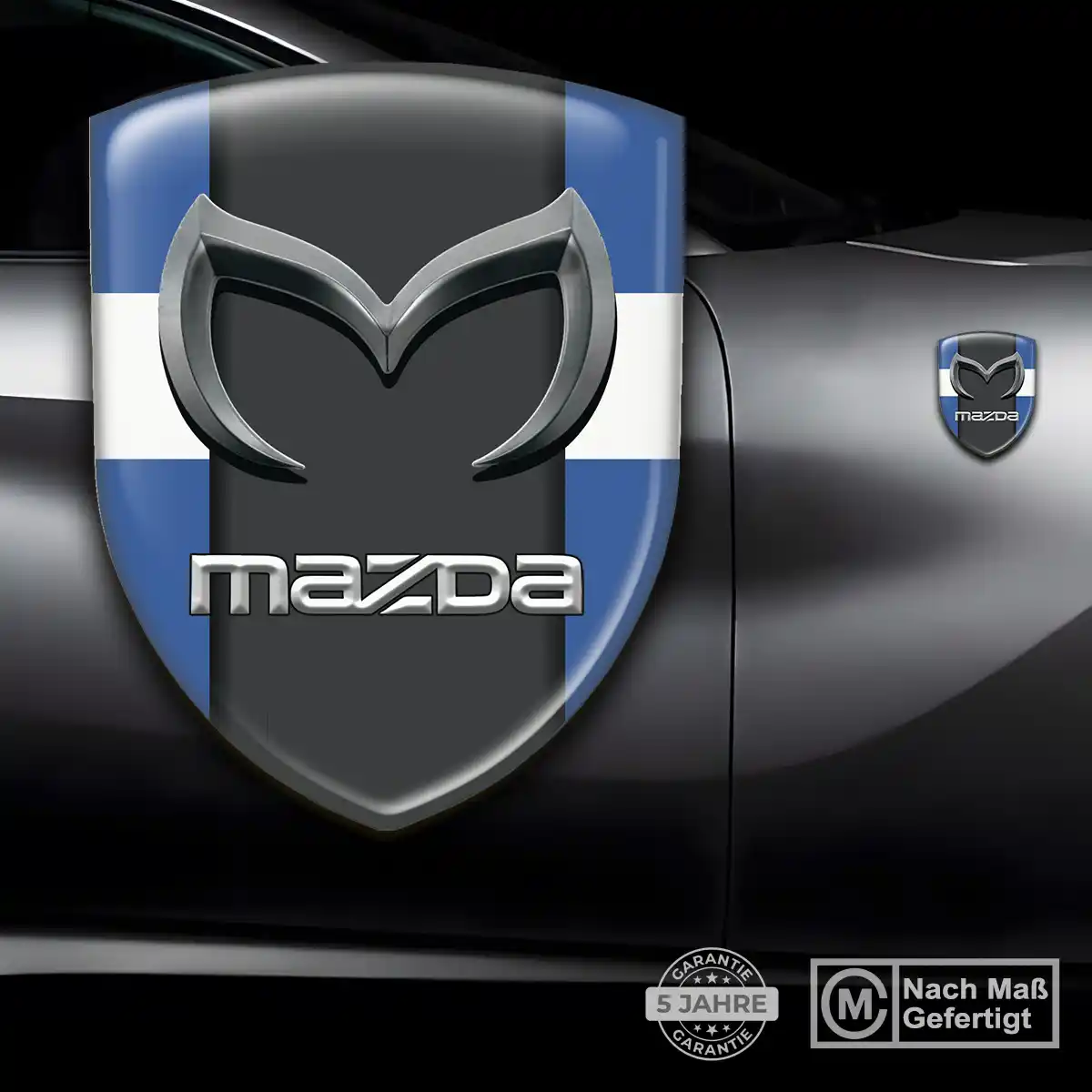 Mazda Wappen Emblem Hohe Qualität