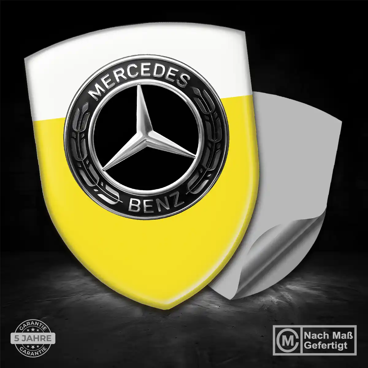 Mercedes 3D Gel Aufkleber Emblem Auto Hohe Qualität