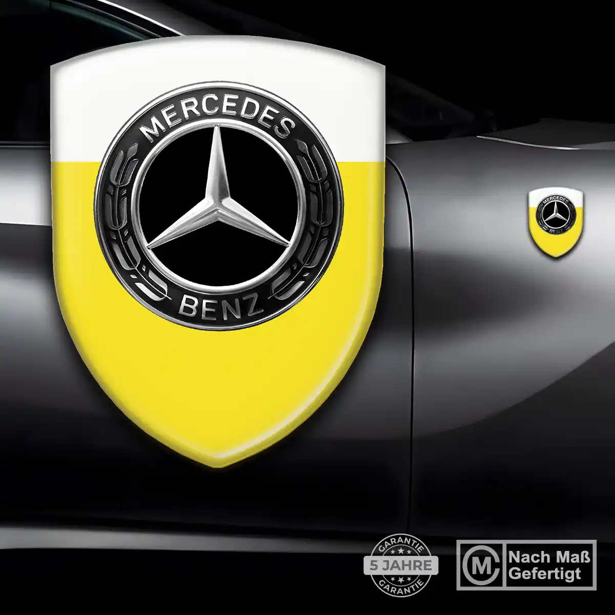 Mercedes 3D Gel Aufkleber Emblem Auto Hohe Qualität