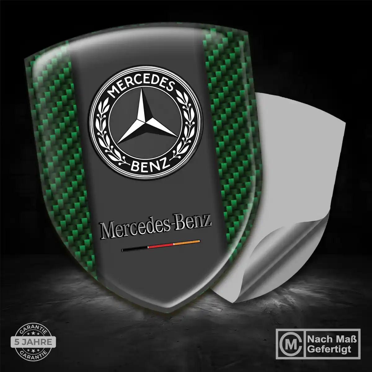Mercedes 3D Gel Aufkleber Emblem Auto Stilvolles Design