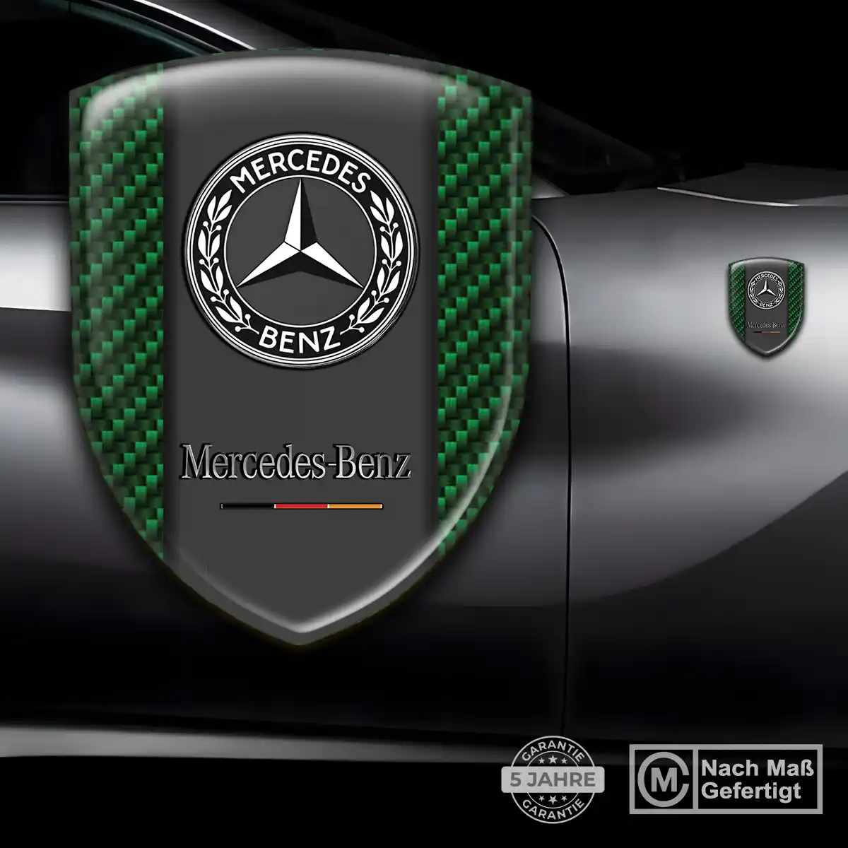 Mercedes 3D Gel Aufkleber Emblem Auto Stilvolles Design