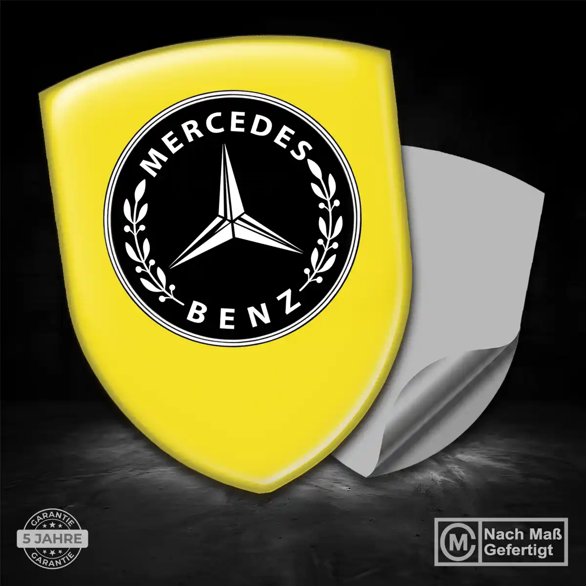 Mercedes 3D Gel Aufkleber Embleme Auto Premiumqualität