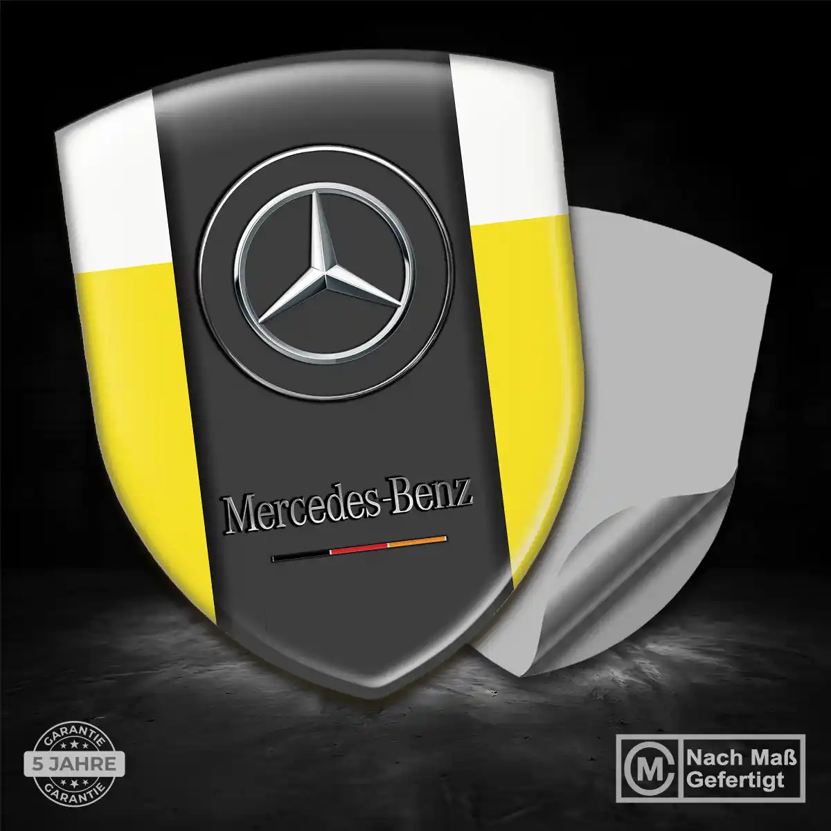 Mercedes 3D Gel Aufkleber Embleme Limitierte Auflage
