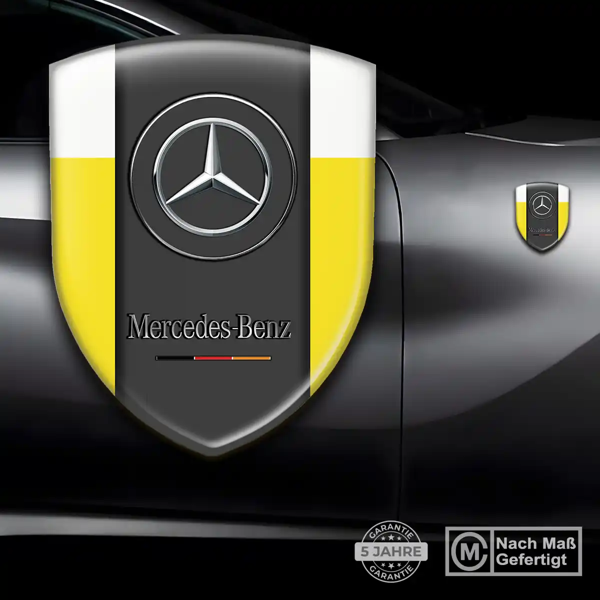 Mercedes 3D Gel Aufkleber Embleme Limitierte Auflage