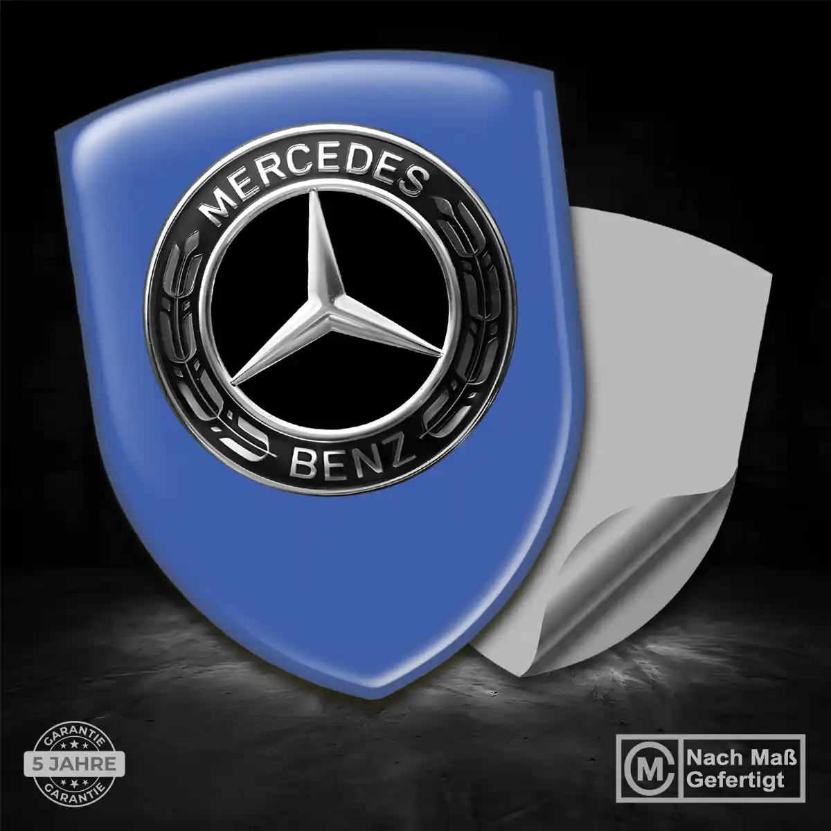 Mercedes 3D Gel Aufkleber Silikon Auto Limitierte Auflage